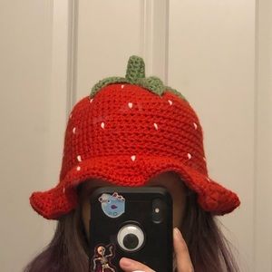 strawberry hat